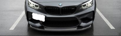 M2 RK Style Carbon Fibre Front Lip Spoiler + Lower Splitter - 3 Piece Set!