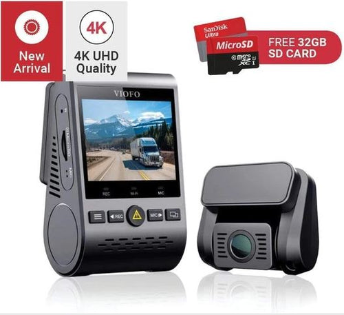 VIOFO A129 Pro Duo 4K 2-Channel Dash Cam with GPS