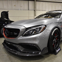 Load image into Gallery viewer, W205 C63 Brabus Style Carbon Front Lip